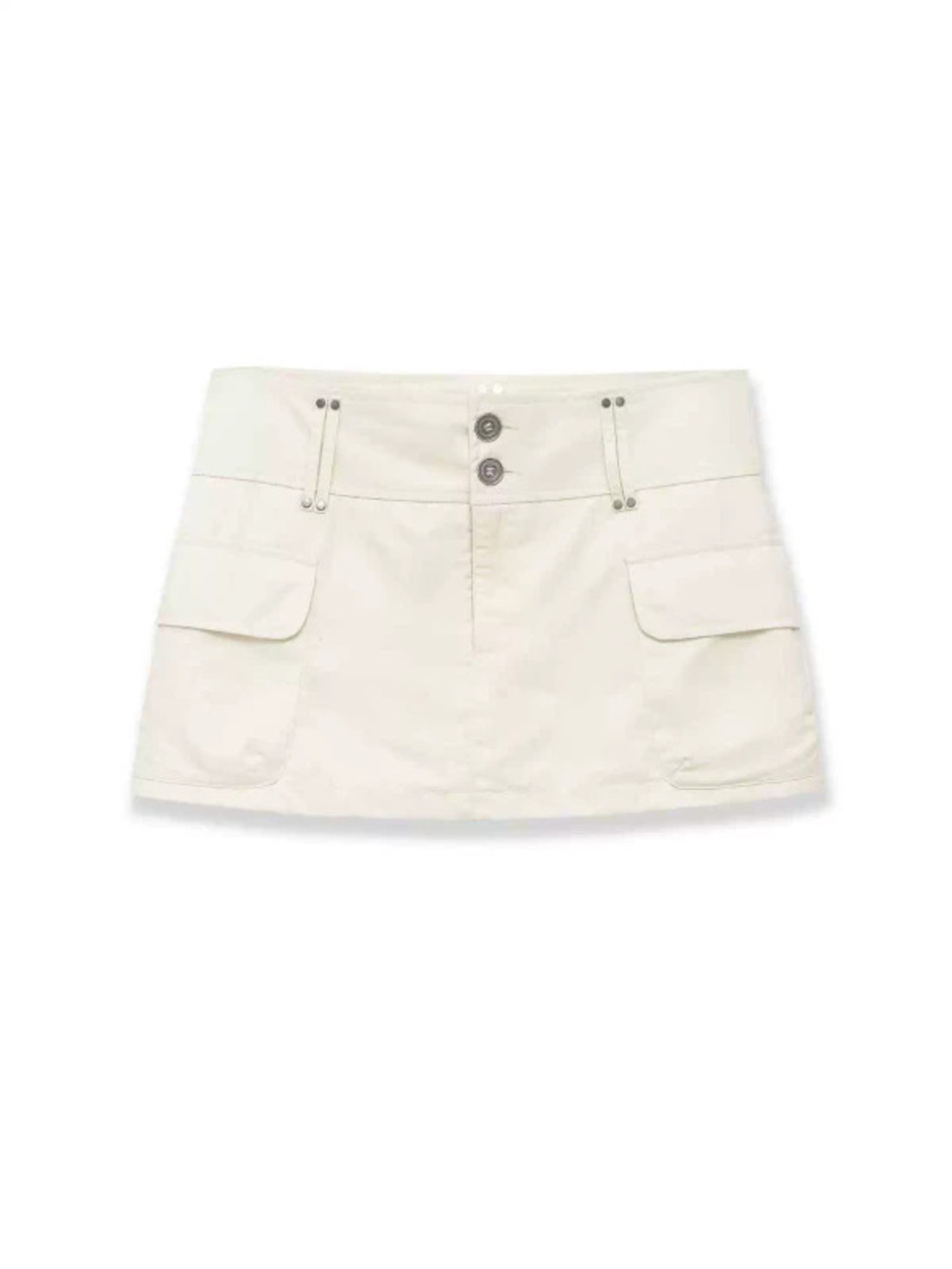 ZARA Summer Simple Versatile High Waist Slimming Cargo Skirt